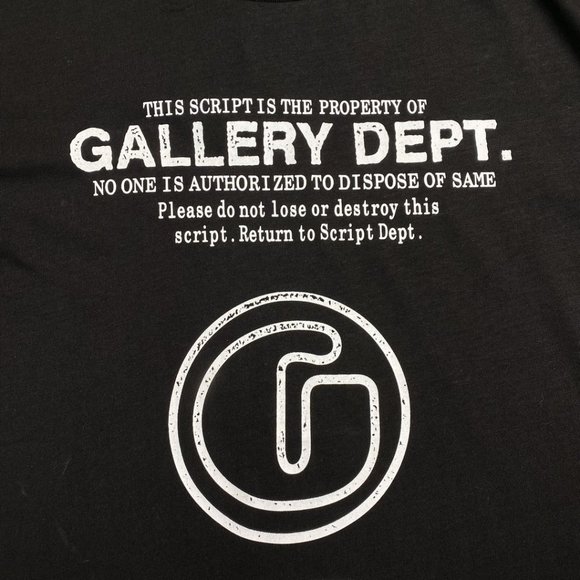 Gallery Black Short Sleeve Letter Print T-Shirt - Picture 10 of 13